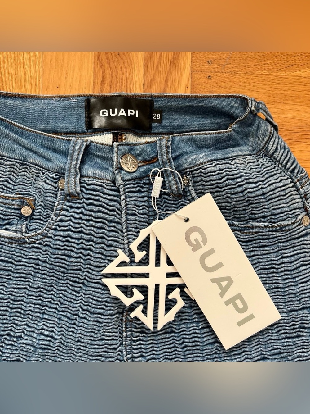 Guapi Stacked Denim Jeans - Picture 3 of 3